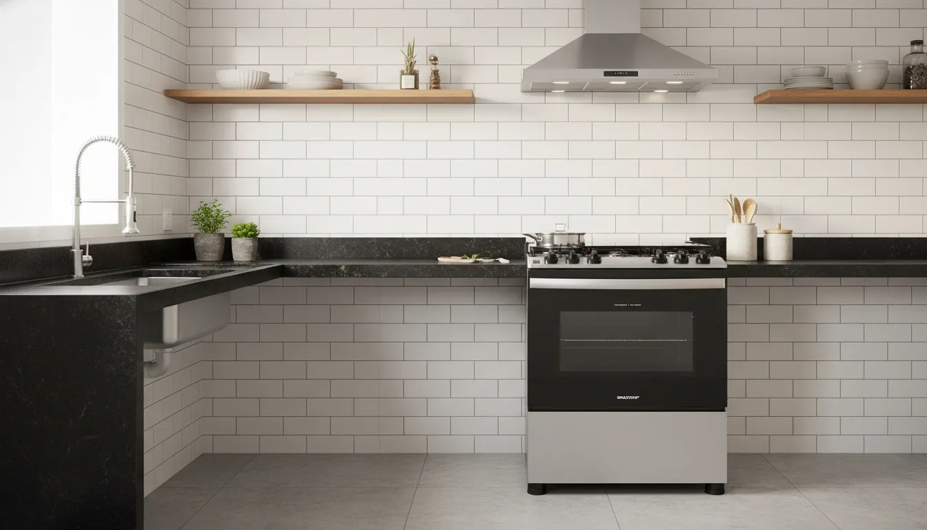 Já o fogão 5 bocas atende melhor quem prepara várias receitas ao mesmo tempo