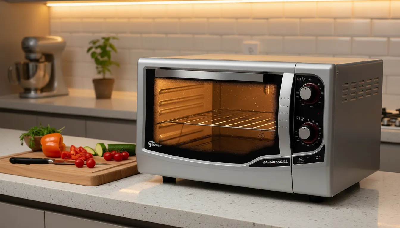 Um forno eletrico de bancada bem avaliado entrega previsibilidade