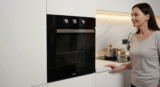 Forno de embutir elétrico ou a gás para famílias pequenas 